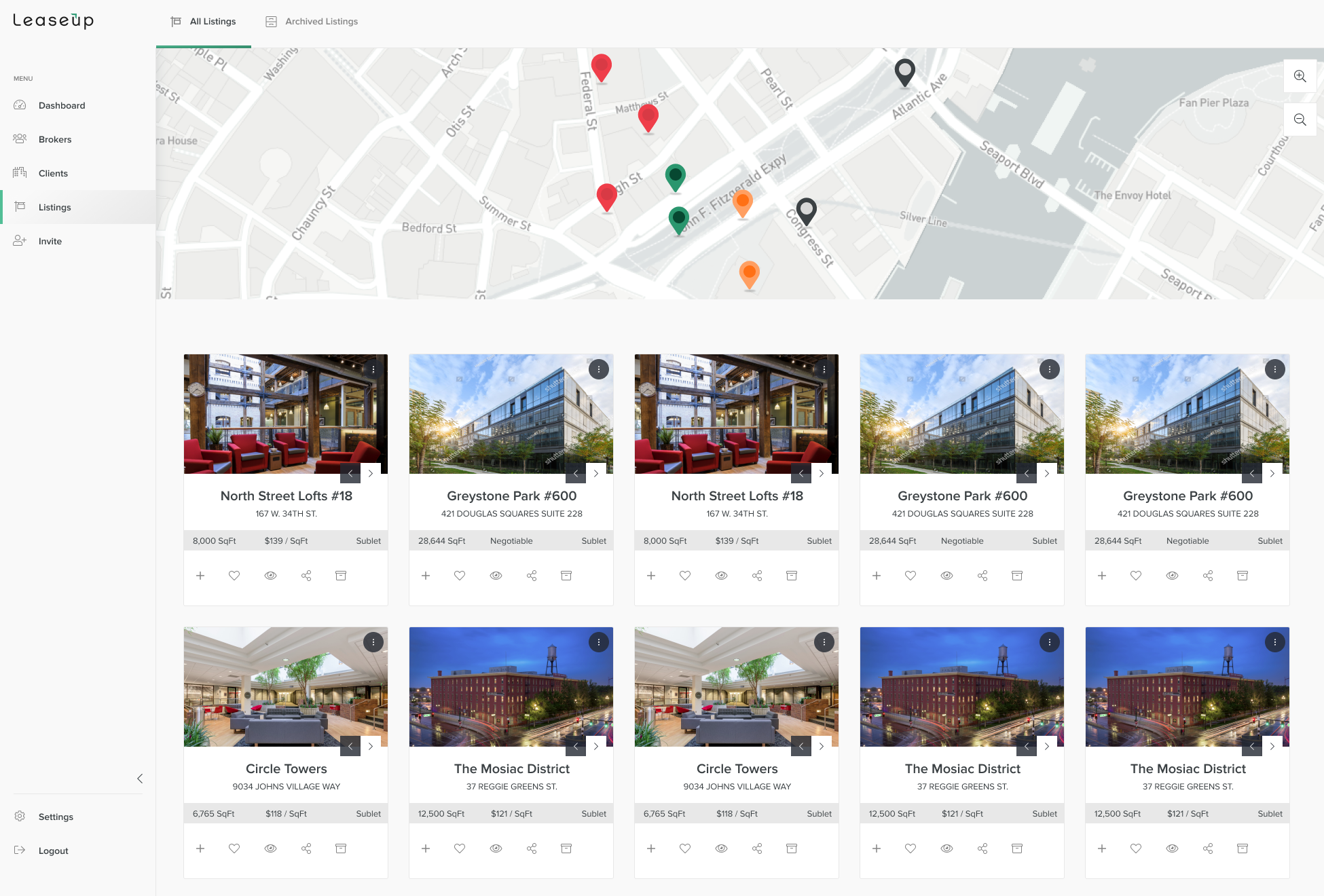 all listings